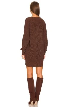 Varsity Sweater Dress Mink -Camila coelho || FREE PEOPLE || Bardot Sales 525A WD68 V3