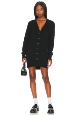 Cardigan Dress Black