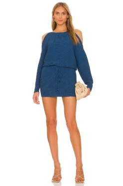 Priya Sweater Dress Navy