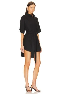 Kimono Mini Dress Black -Camila coelho || FREE PEOPLE || Bardot Sales AEXR WD6 V2