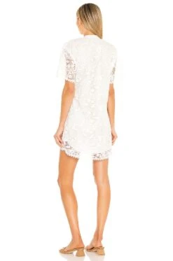 Emma Woven Mini Coverup White 7 Emma Woven Mini Coverup White -Camila coelho || FREE PEOPLE || Bardot Sales AMUR WD209 V3