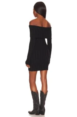 ANINE BING Mariah Midi Dress Black -Camila coelho || FREE PEOPLE || Bardot Sales ANIN WD60 V3