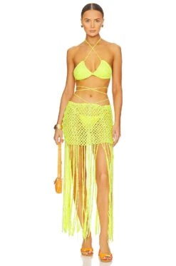 Paradise Skirt Yellow 9 Paradise Skirt Yellow -Camila coelho || FREE PEOPLE || Bardot Sales APIN WQ7 V4