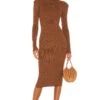 Abilene Sweater Dress Nutmeg
