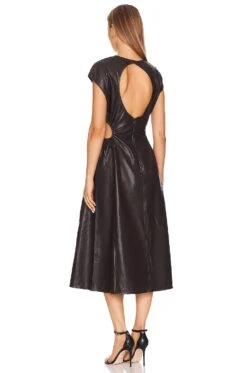 Miranda Midi Dress Dark Brown -Camila coelho || FREE PEOPLE || Bardot Sales ASTR WD306 V3