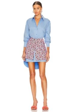 Zadie Dress Carolina Blue