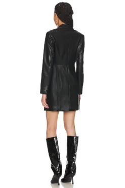 BCBGMAXAZRIA Leather Blazer Dress Black -Camila coelho || FREE PEOPLE || Bardot Sales BCB WD897 V3