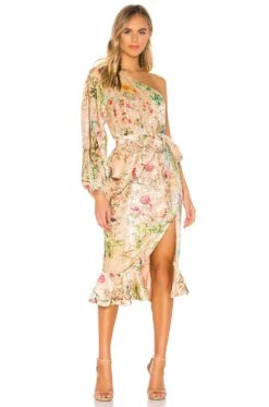 ROBE MI-LONGUE VEENA Nude