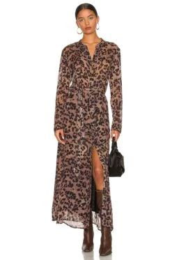 Maxi Shirt Dress Golden Spots
