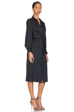 Madsen Midi Shirt Dress Onyx -Camila coelho || FREE PEOPLE || Bardot Sales BROC WD25 V2