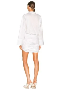 Noa Shirt Dress White -Camila coelho || FREE PEOPLE || Bardot Sales BYDR WD8 V3