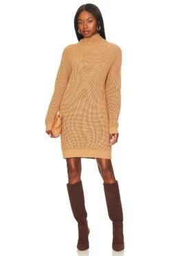 Gemma Mini Dress Camel