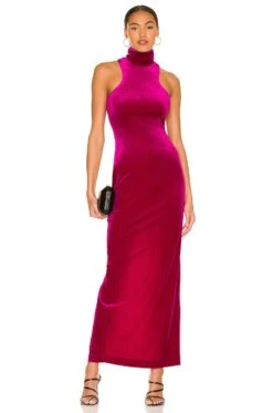 Camila Coelho Bailey Gown Magenta