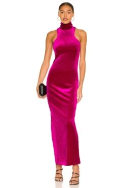 Camila Coelho Bailey Gown Magenta -Camila coelho || FREE PEOPLE || Bardot Sales COEL WD193 V4