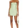 Camila Coelho Sage Mini Dress Seafoam Green -Camila coelho || FREE PEOPLE || Bardot Sales COEL WD337 V1