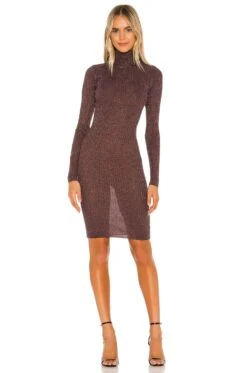 Camila Coelho Flame Dress Bronze