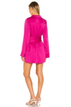 Camila Coelho Priscilla Mini Dress Magenta -Camila coelho || FREE PEOPLE || Bardot Sales COEL WD97 V3