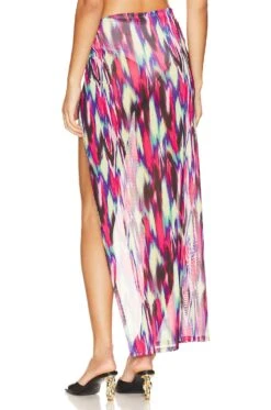 Camila Coelho Serenity Maxi Skirt Blue Hallucinogen -Camila coelho || FREE PEOPLE || Bardot Sales COEL WQ153 V4