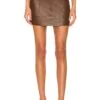 Camila Coelho Jas Leather Mini Skirt Brown 2 Camila Coelho Jas Leather Mini Skirt Brown -Camila coelho || FREE PEOPLE || Bardot Sales COEL WQ96 V1