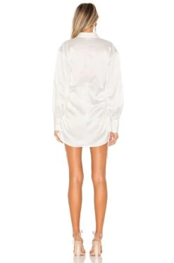 Ruched Shirt Dress White -Camila coelho || FREE PEOPLE || Bardot Sales DGUI WD10 V3