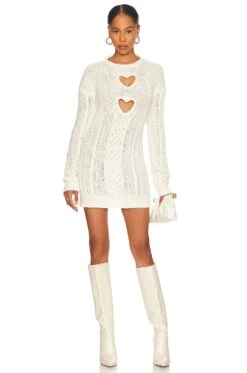 Vera Cut Out Dress Cream