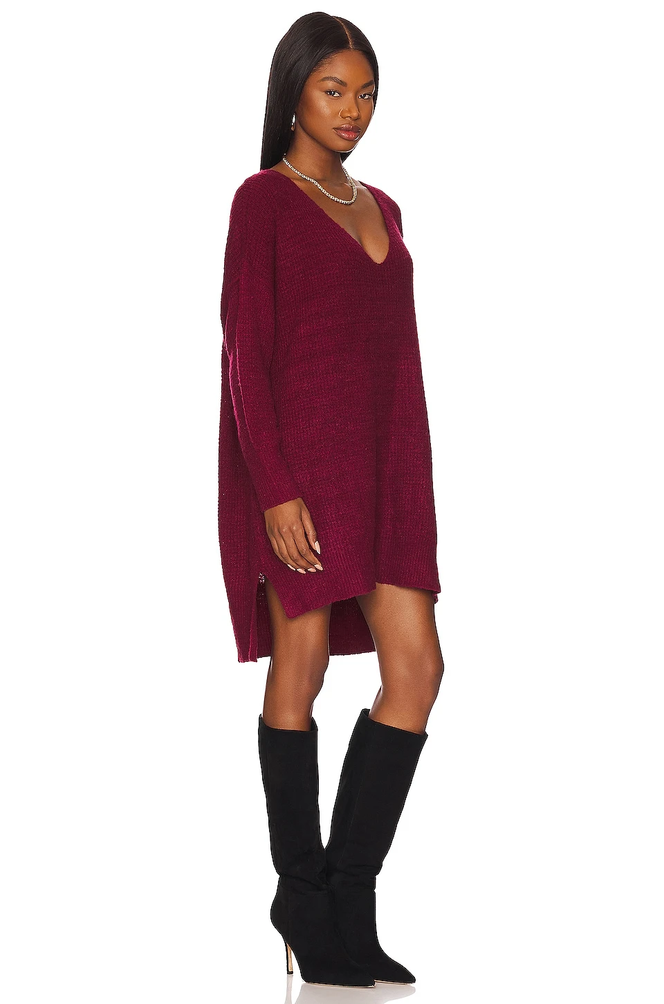 FREE PEOPLE Cozy Pullover Dress Off Beat 4 FREE PEOPLE Cozy Pullover Dress Off Beat - Image 2