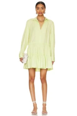 FREE PEOPLE Billie Mini Dress Optic White -Camila coelho || FREE PEOPLE || Bardot Sales FREE WD2457 V1