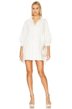 FREE PEOPLE Hannah Poplin Dress Army -Camila coelho || FREE PEOPLE || Bardot Sales FREE WD2511 V1