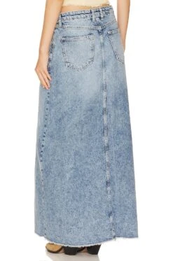 FREE PEOPLE Come As You Are Denim Maxi Medium Indigo -Camila coelho || FREE PEOPLE || Bardot Sales FREE WQ337 V3