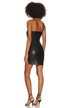 GOOD AMERICAN Better Than Leather Tube Dress Black001 -Camila coelho || FREE PEOPLE || Bardot Sales GAME WD17 V5