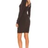 Helmut Lang Strap Mini Dress Charred Umber -Camila coelho || FREE PEOPLE || Bardot Sales HLNR WD13 V1
