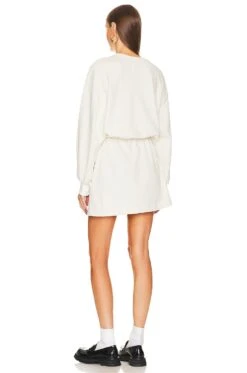 Organic Blend Sweatshirt Dress Off White -Camila coelho || FREE PEOPLE || Bardot Sales HLSA WD2 V3