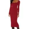 X REVOLVE Rianne Dress Red -Camila coelho || FREE PEOPLE || Bardot Sales HOOF WD772 V1