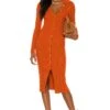 X REVOLVE Carmen Knit Dress Spiced Amber -Camila coelho || FREE PEOPLE || Bardot Sales HOOF WD790 V1