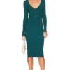 X REVOLVE Aaron Knit Dress Dark Teal -Camila coelho || FREE PEOPLE || Bardot Sales HOOF WD924 V1