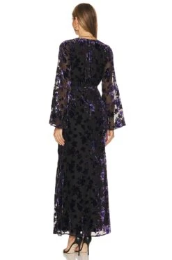 X REVOLVE Luelle Maxi Dress Black & Purple -Camila coelho || FREE PEOPLE || Bardot Sales HOOF WD955 V3