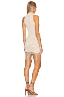 X REVOLVE Ranee Fringe Knit Tunic Oyster -Camila coelho || FREE PEOPLE || Bardot Sales HOOF WS692 V3