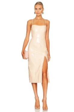 Cassie Midi Dress Camel