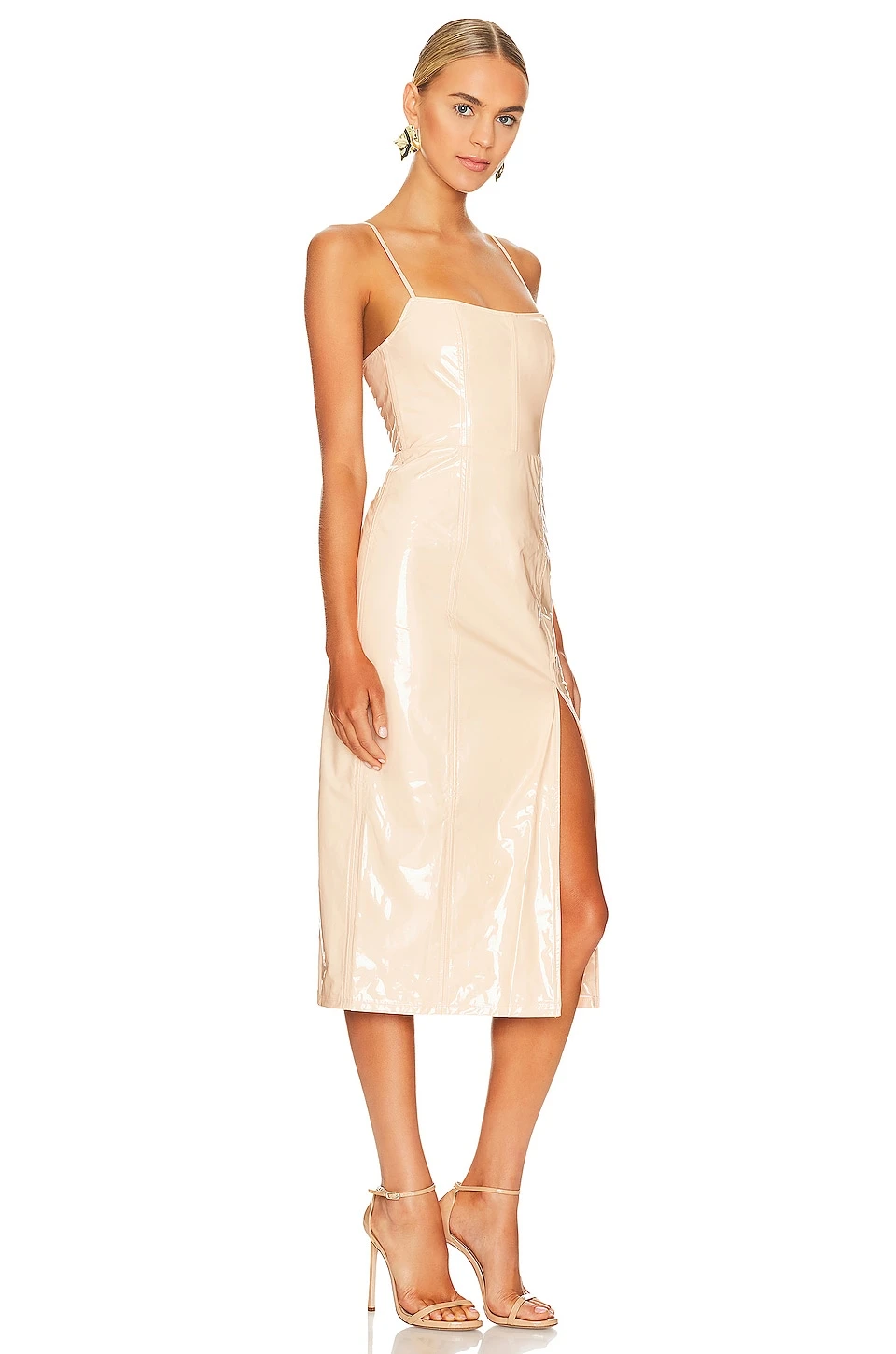 Cassie Midi Dress Camel 4 Cassie Midi Dress Camel - Image 2