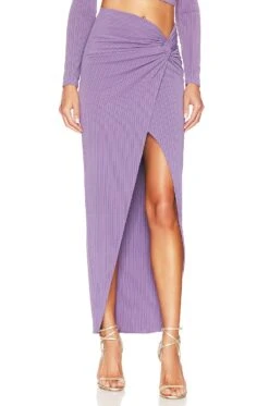 Camila Midi Skirt Purple