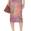 Santana Midi Skirt Multi Facade Zebra 2 Santana Midi Skirt Multi Facade Zebra -Camila coelho || FREE PEOPLE || Bardot Sales HURR WQ132 V1
