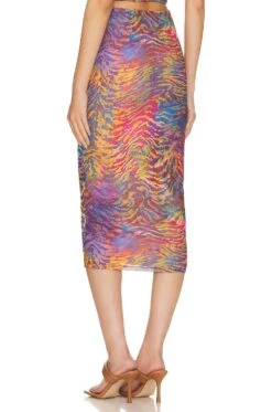 Santana Midi Skirt Multi Facade Zebra 8 Santana Midi Skirt Multi Facade Zebra -Camila coelho || FREE PEOPLE || Bardot Sales HURR WQ132 V3