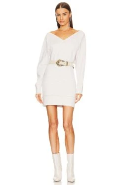 Isabel Marant Etoile Manuela Mini Dress Ecru