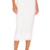Eden Ramie Midi Skirt Optical White -Camila coelho || FREE PEOPLE || Bardot Sales JDIR WQ2 V1