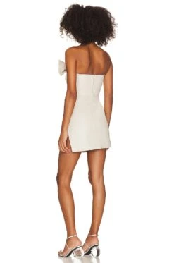 Karla Leather Mini Dress Bone -Camila coelho || FREE PEOPLE || Bardot Sales LARX WD36 V3