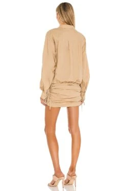 The Keem Mini Dress Tan -Camila coelho || FREE PEOPLE || Bardot Sales LCDE WD492 V3