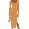 Nessa Sweater Dress Tan -Camila coelho || FREE PEOPLE || Bardot Sales LCDE WD529 V1