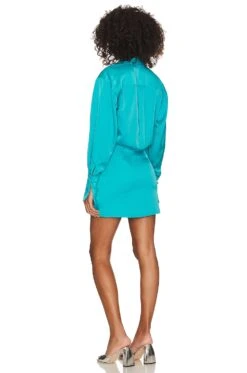 Bray Shirt Dress Blue -Camila coelho || FREE PEOPLE || Bardot Sales LCDE WD768 V3