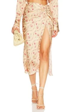 Prisca Midi Skirt Ivory Tapestry Multi -Camila coelho || FREE PEOPLE || Bardot Sales LCDE WQ128 V1 1