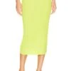 Kellan Midi Skirt Sour Green -Camila coelho || FREE PEOPLE || Bardot Sales LCDE WQ159 V1